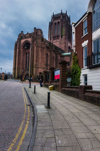 View of cathedral against cloudy sky