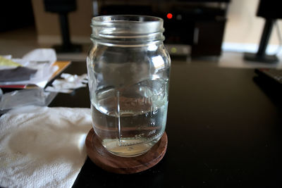 Close-up of drink on table