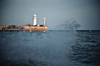 Lighthouse in yalta, crimea