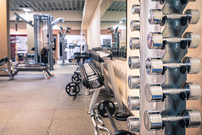 Interior of gym