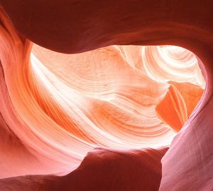 Rock formations in desert