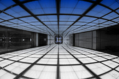 Modern building against clear sky