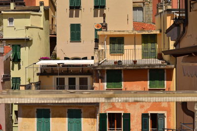 Full frame shot of residential buildings