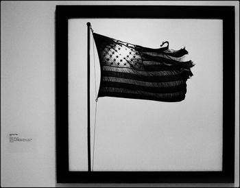 Low angle view of flag