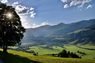 Scenic view of landscape against sky