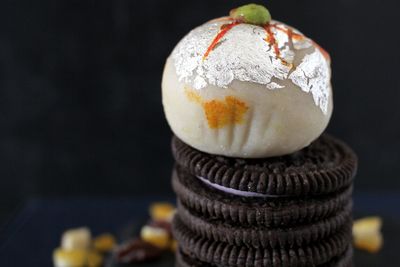 Close-up of ice cream