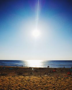 Scenic view of beach