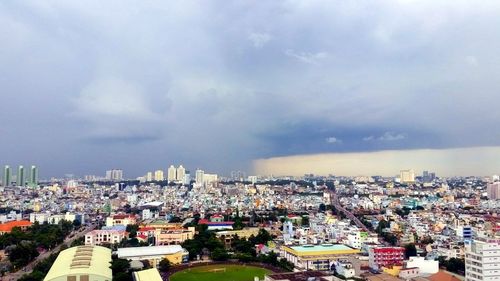 Cityscape against sky