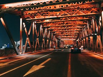 View of bridge in city