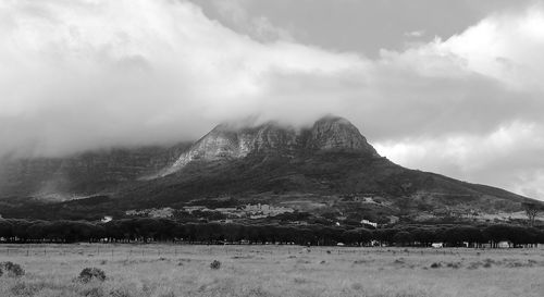 Panoramic view of landscape against sky