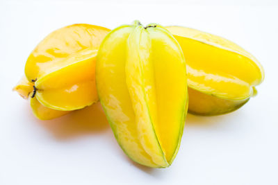 Close-up of yellow bell peppers