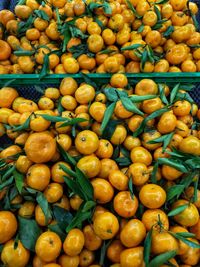 Full frame shot of fruits for sale at market stall