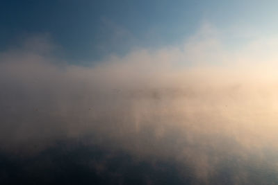 Full frame shot of foggy weather