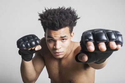 Portrait of an athletic young man