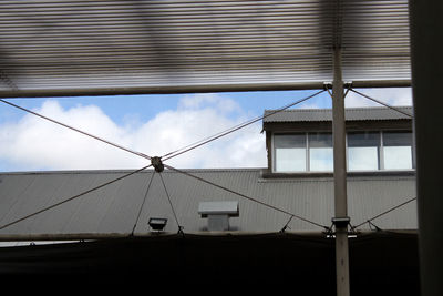 Low angle view of building against sky