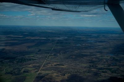 Aerial view of landscape