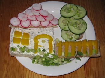 Directly above shot of vegetables