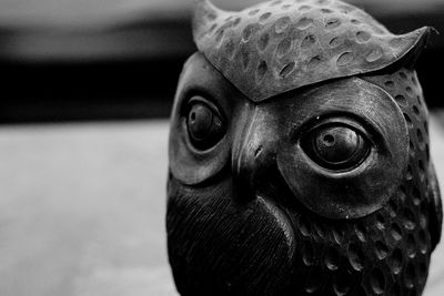 Close up of mask