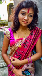 Portrait of a beautiful young woman