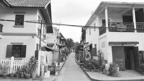 Street leading towards building