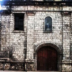 Entrance of old building