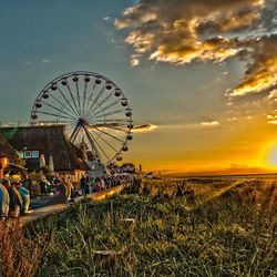 Ferris wheel against sky