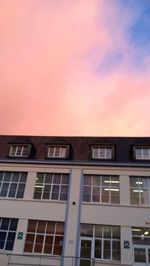 Low angle view of building against sky