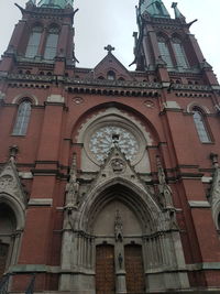 Low angle view of cathedral against sky