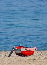 Boats in sea