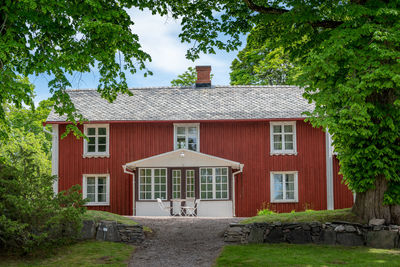 House on field