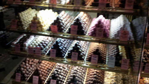 View of market stall for sale