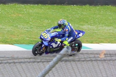 Man riding motorcycle