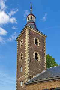 Tower of protestant church hervormde kerk, sittard,  netherlands