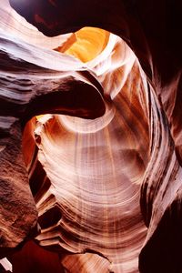 Close-up of rock formation