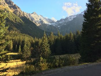 Scenic view of mountains