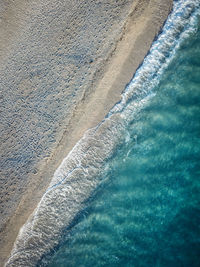 High angle view of swimming pool