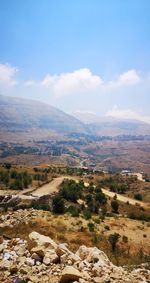 Scenic view of landscape against sky