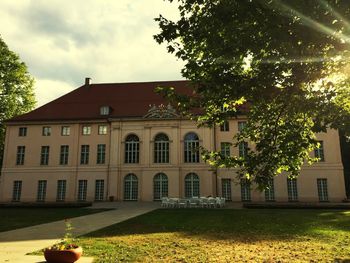 Facade of building with buildings in background