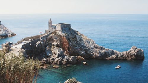 Panoramic view of sea against sky