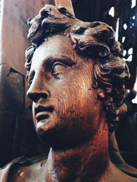 Close-up of statue