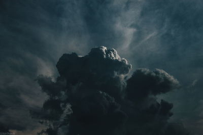 Low angle view of clouds in sky