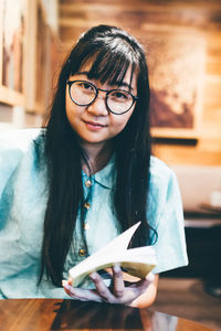 Young woman looking away