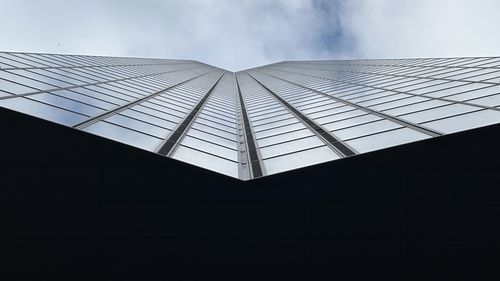 Low angle view of skylight