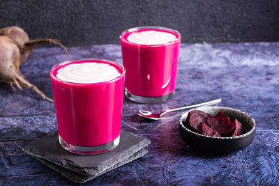 Beetroot latte