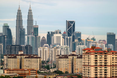 Skyscrapers in city