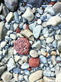 Pebbles on beach