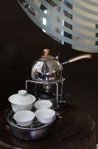 Close-up of cooking utensil on table