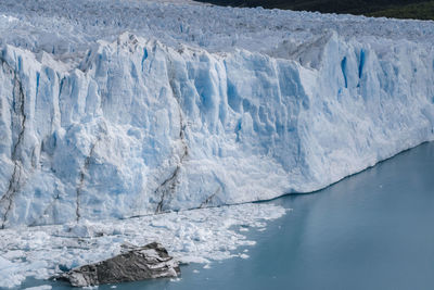 Scenic view of frozen sea