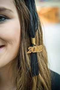 Close-up portrait of woman