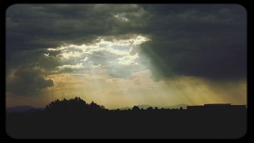 Low angle view of cloudy sky